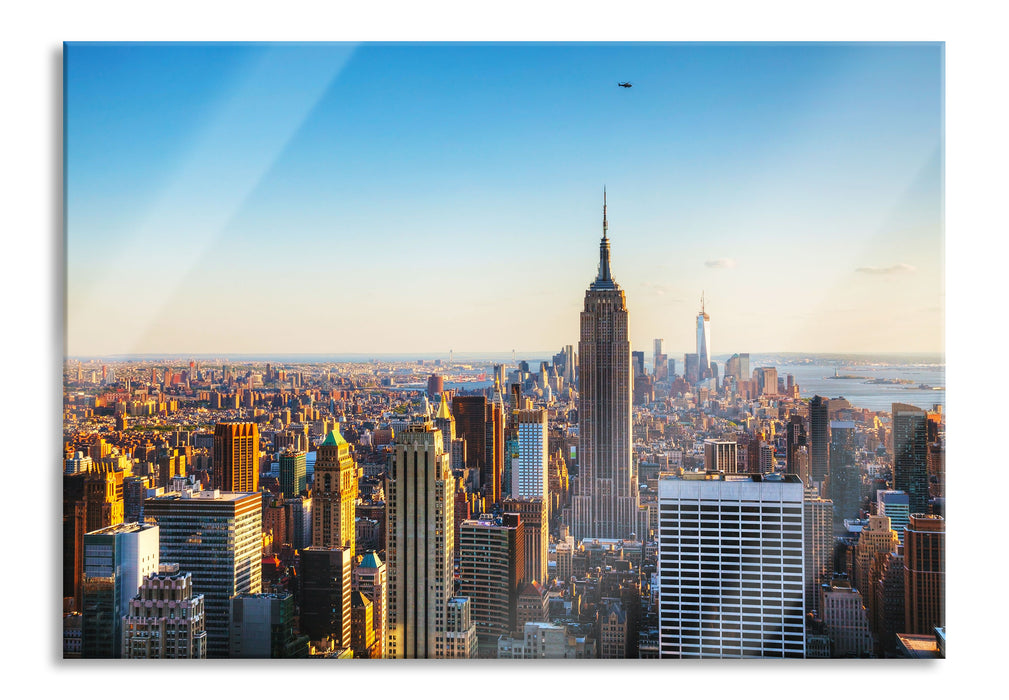 Empire State Building in New York, Glasbild