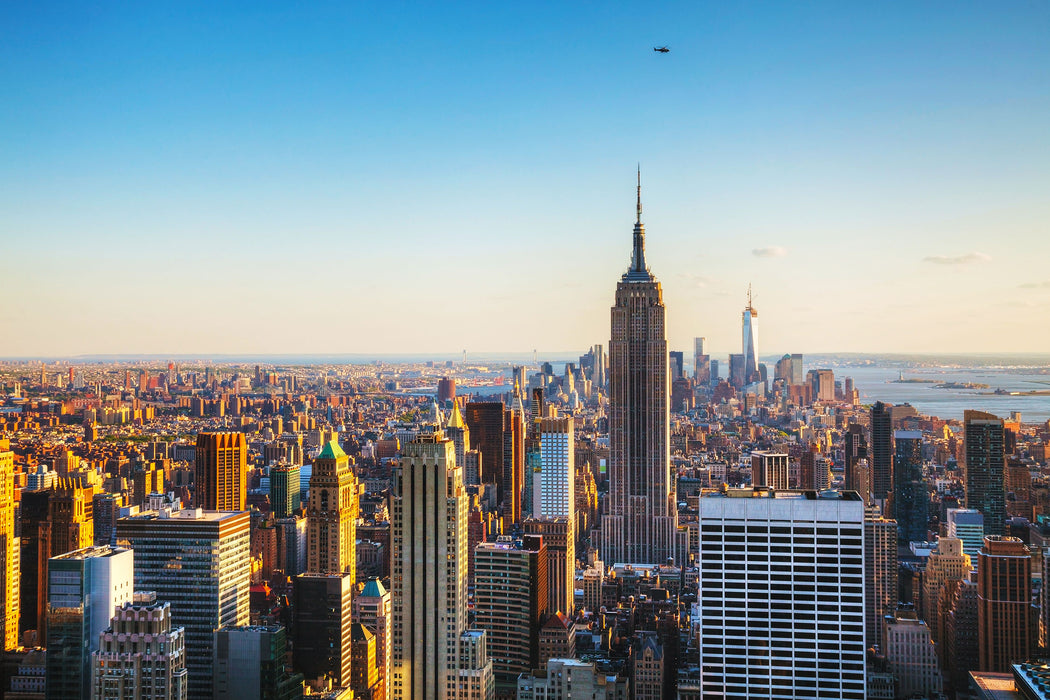Empire State Building in New York, Glasbild