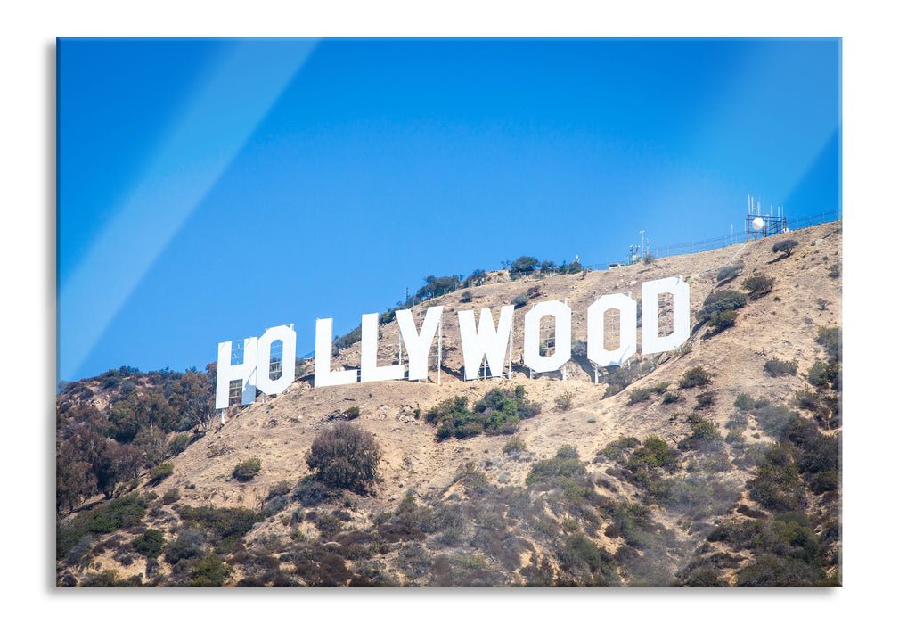 Hollywood Wahrzeichen, Glasbild