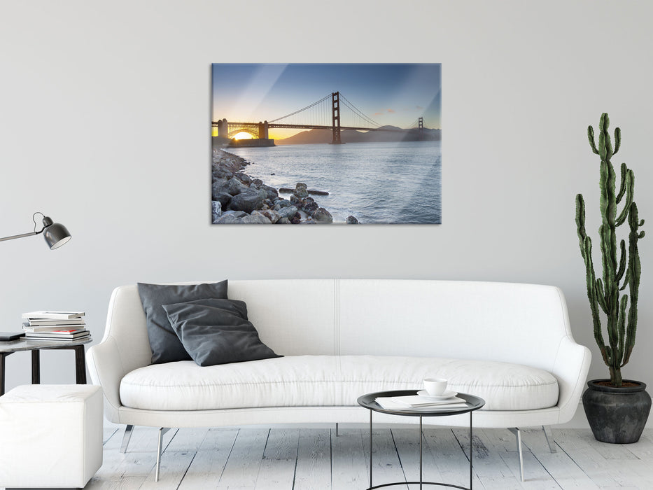Imposante Golden Gate Bridge, Glasbild