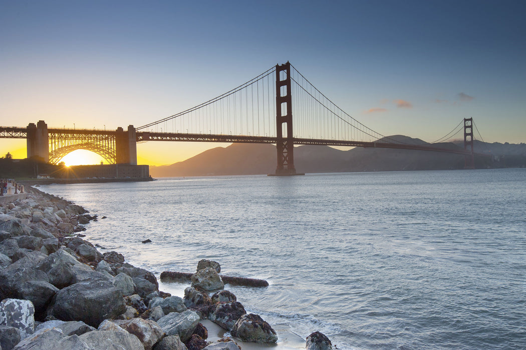 Imposante Golden Gate Bridge, Glasbild