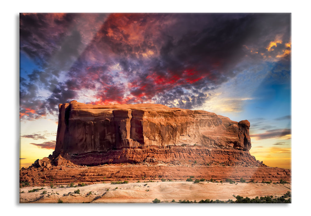 Pixxprint Monument Valley, Glasbild