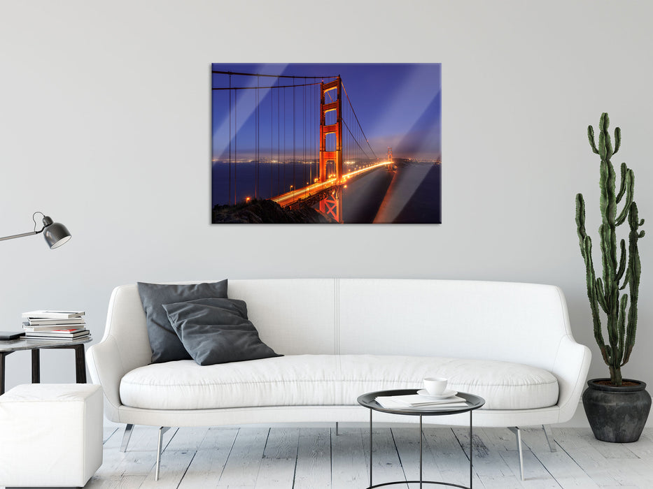 Golden Gate Bridge San Francisco, Glasbild