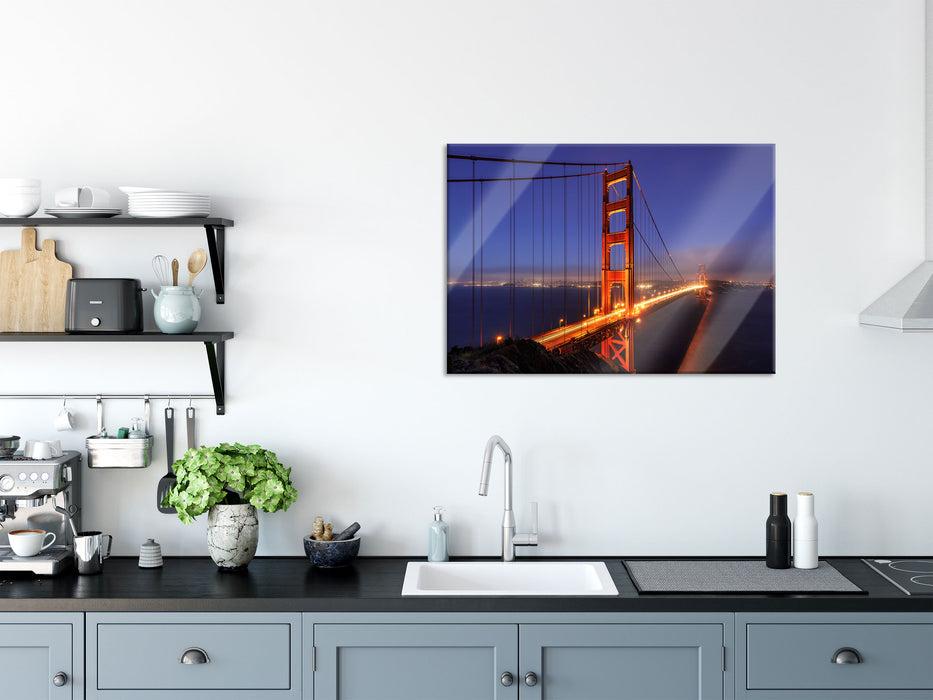 Golden Gate Bridge San Francisco, Glasbild