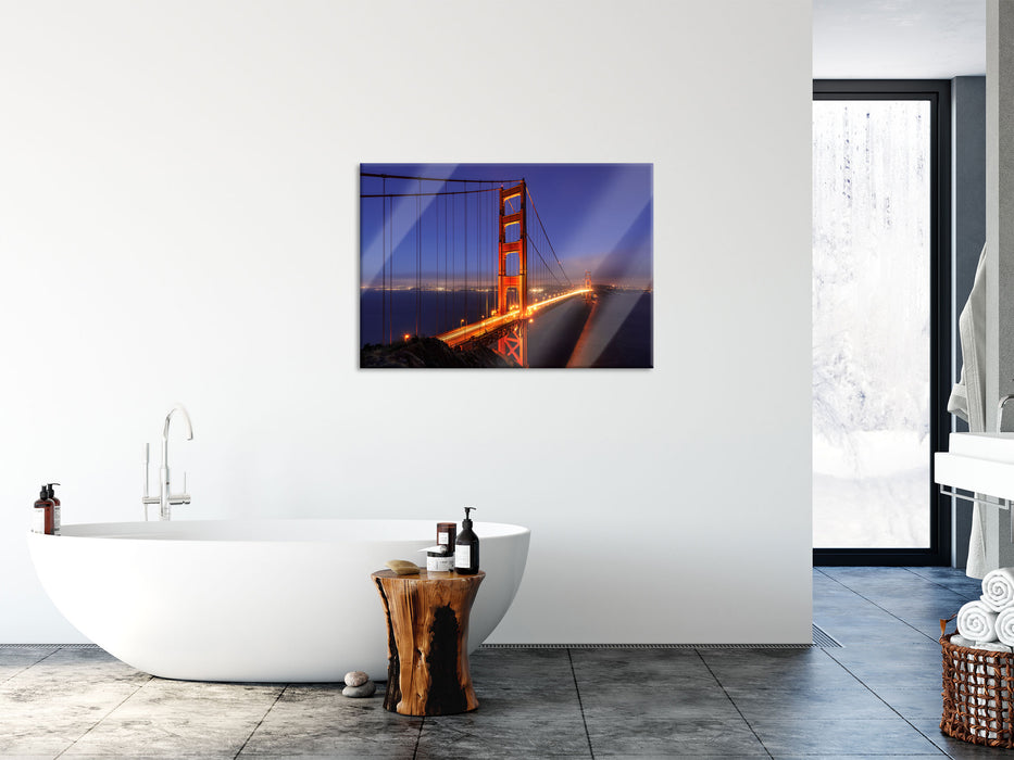 Golden Gate Bridge San Francisco, Glasbild