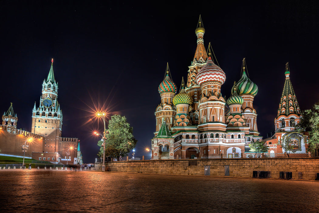 Basilius Kathedrale in Moskau, Glasbild