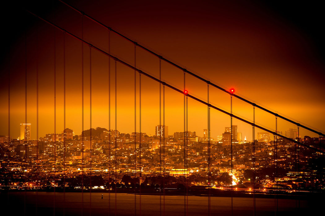 San Francisco Skyline, Glasbild