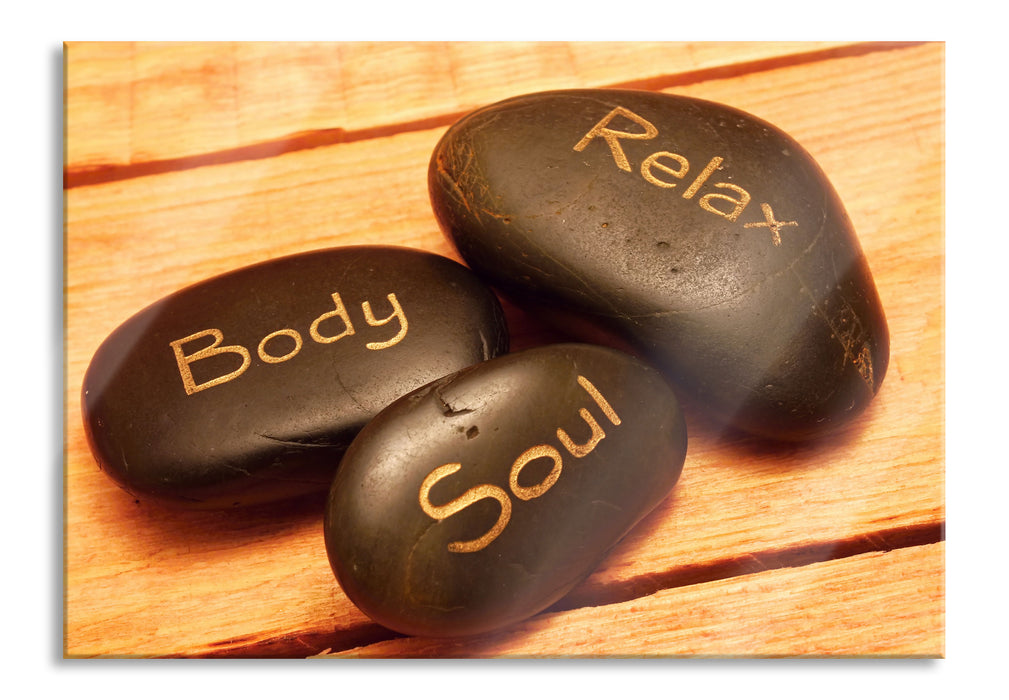 Wellness Body Soul Relax, Glasbild