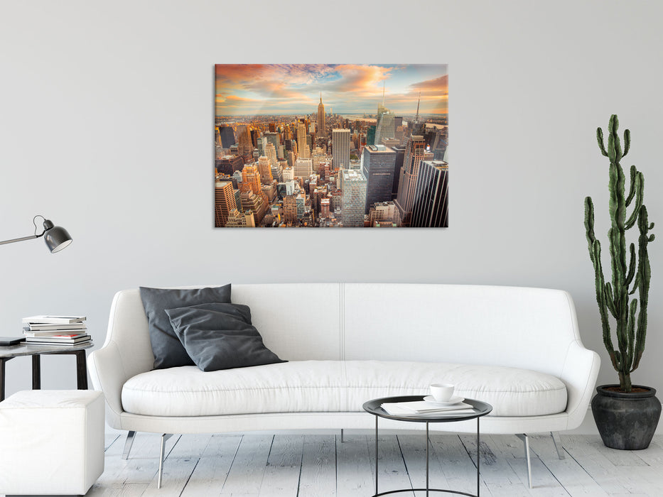Skyline von New York, Glasbild