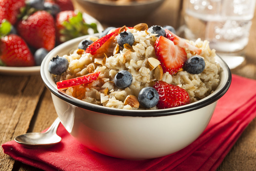 Gesundes Beeren Müsli, Glasbild