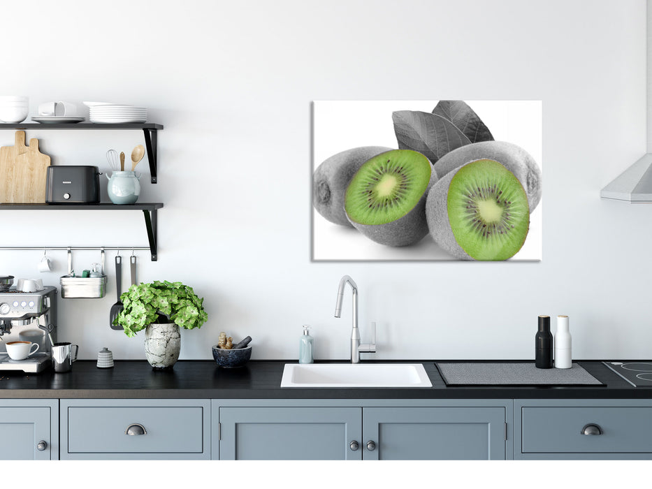 schöne Kiwis, Glasbild