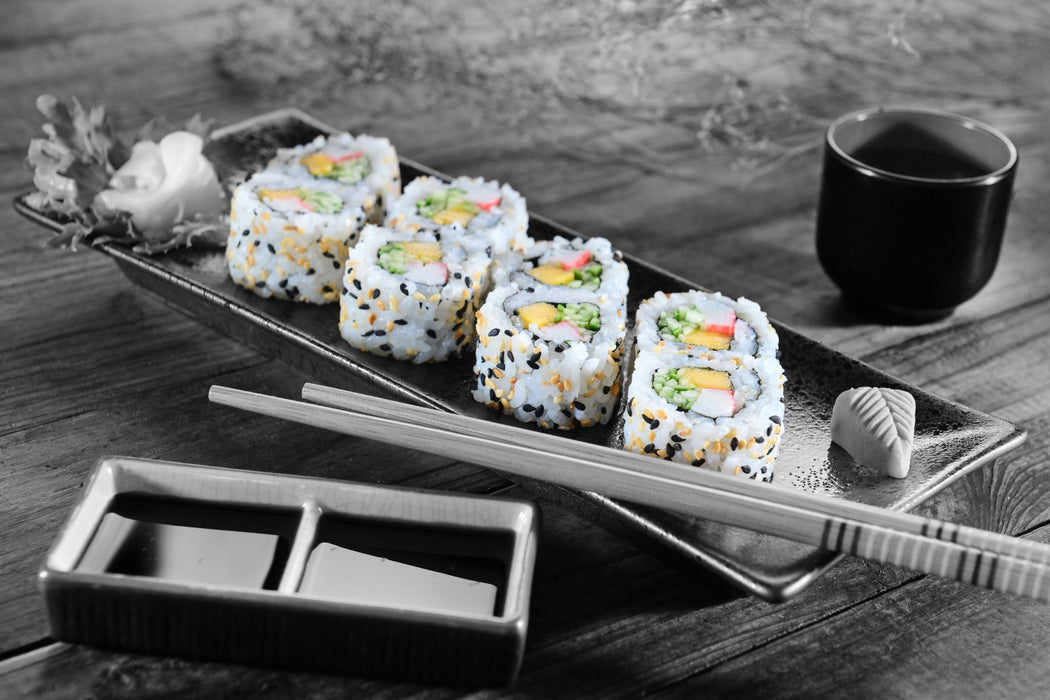 Inside Out Sushi Rollen, Glasbild