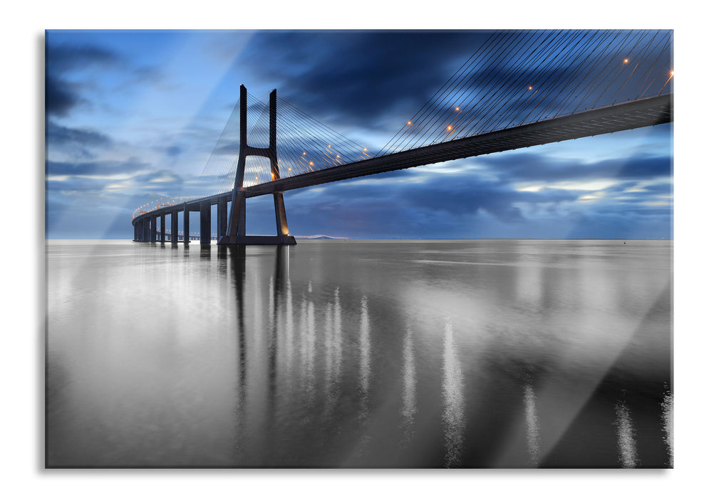 Ponte Vasco da Gama Brücke, Glasbild