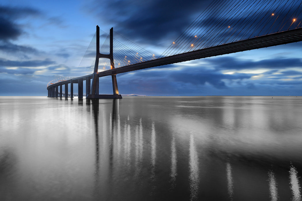 Ponte Vasco da Gama Brücke, Glasbild