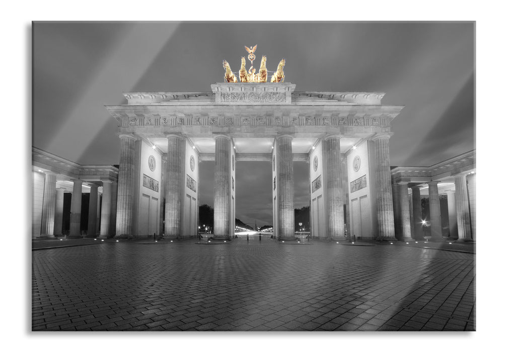 Pixxprint schönes Brandenburger Tor, Glasbild