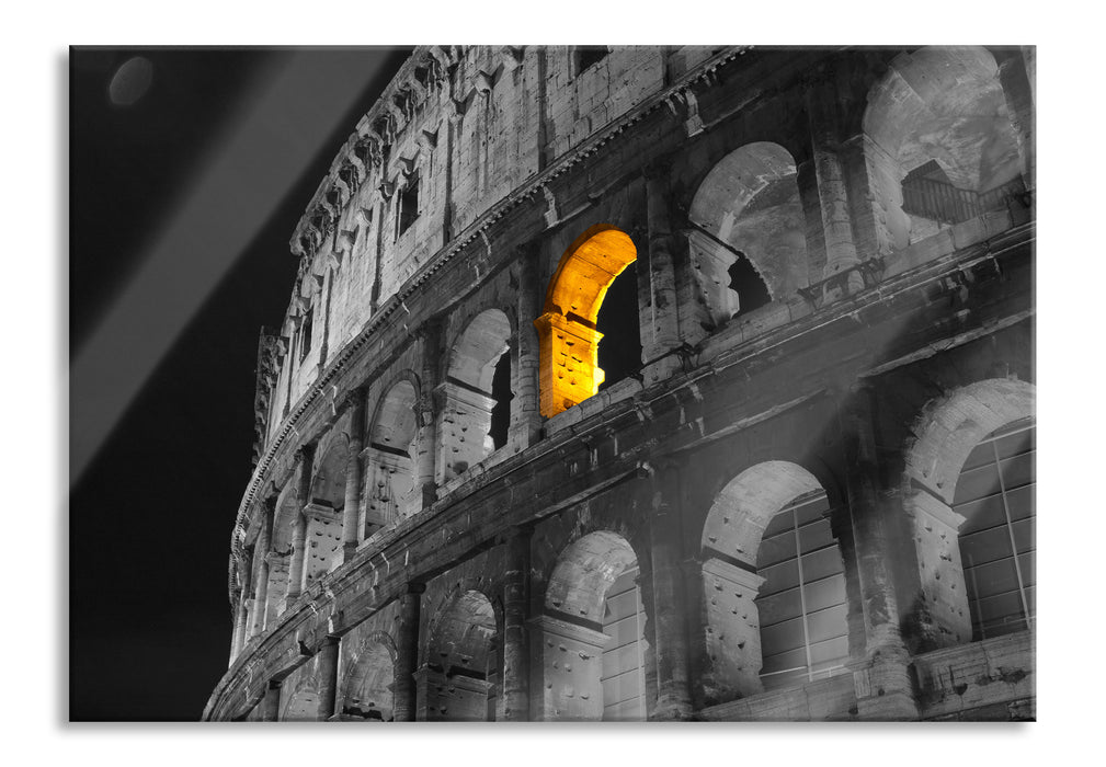 schönes Amphitheater in Rom, Glasbild