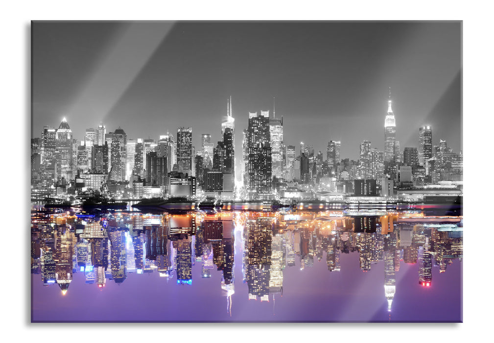 Manhattan Skyline, Glasbild