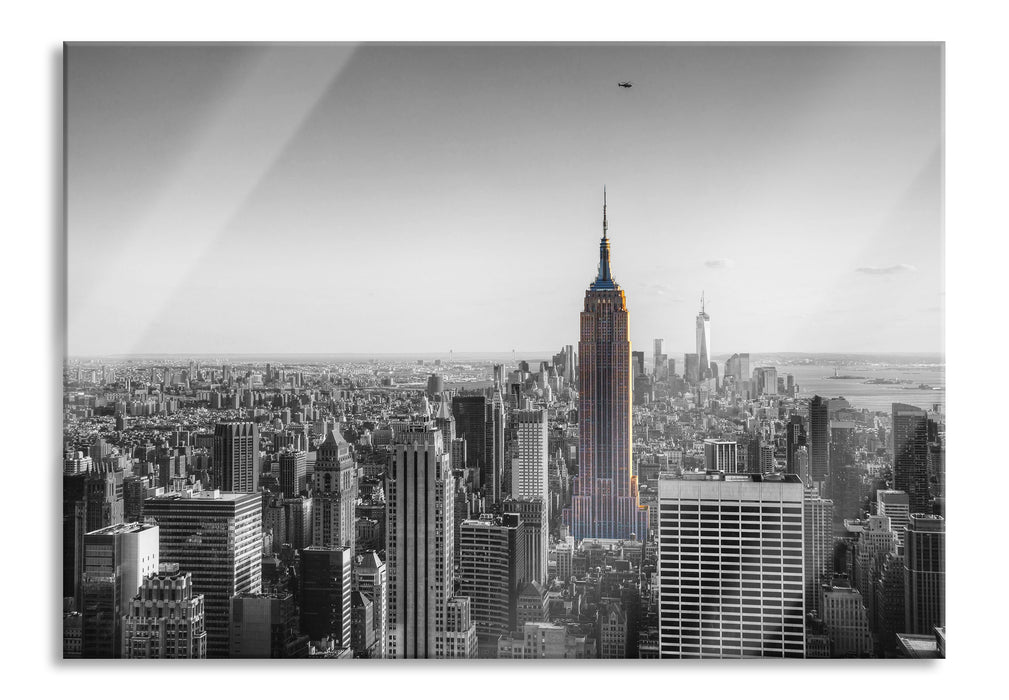 traumhafte Empire State Building, Glasbild