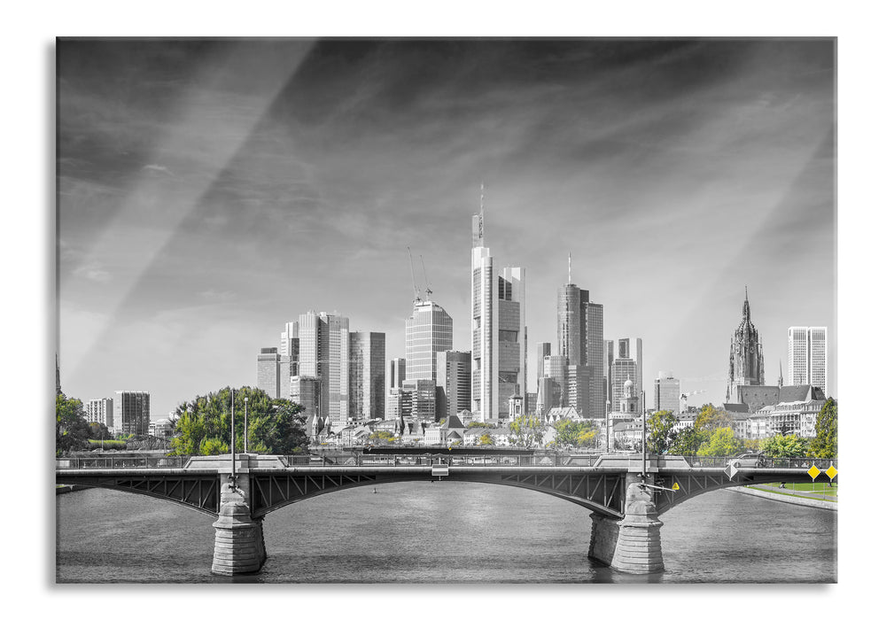 Skyline von Frankfurt am Main, Glasbild