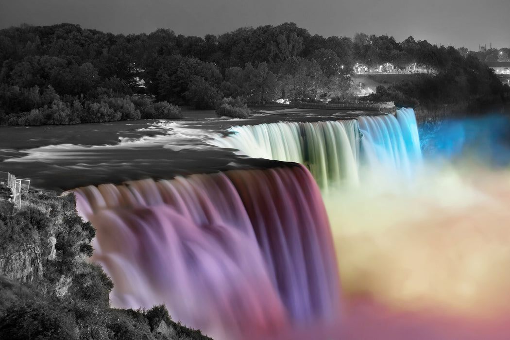 wunderschöne Niagara Fälle, Glasbild