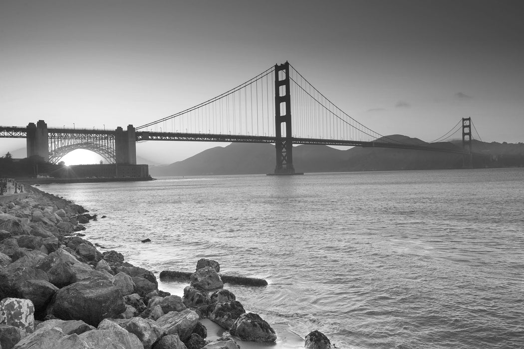 wunderschöne Golden Gate Bridge, Glasbild