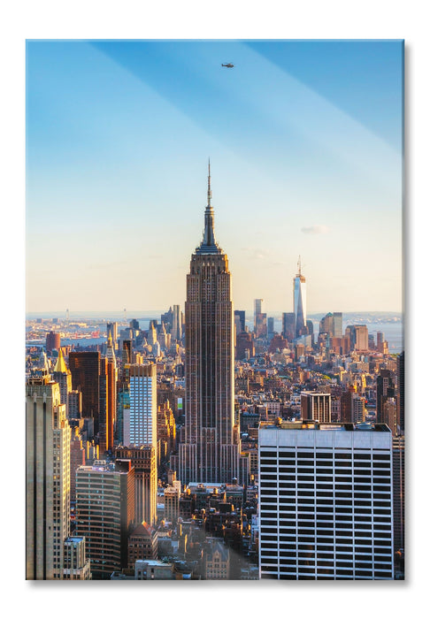 Empire State Building in New York, Glasbild