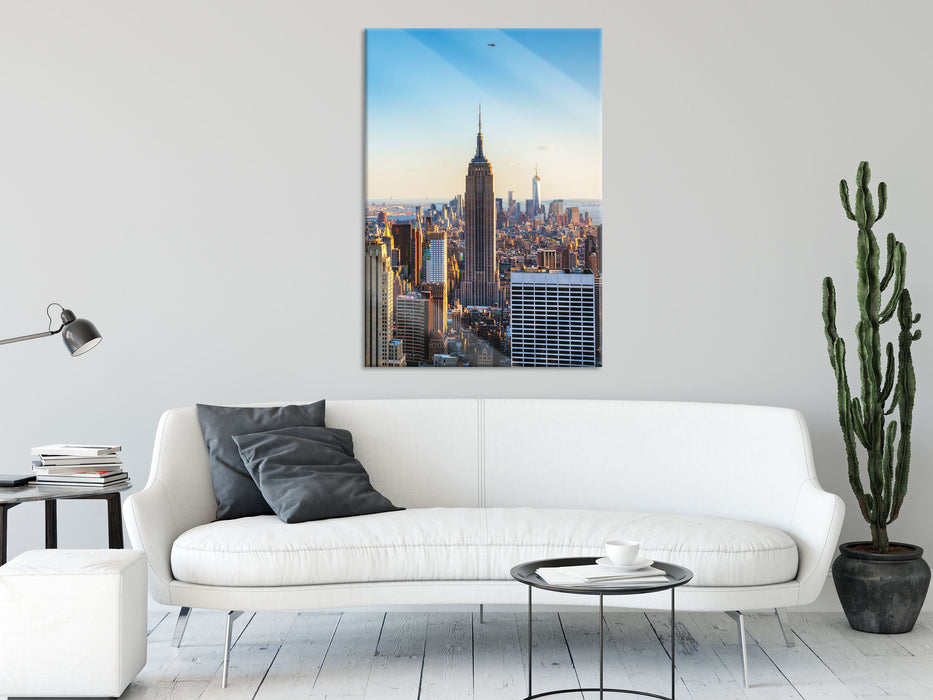 Empire State Building in New York, Glasbild