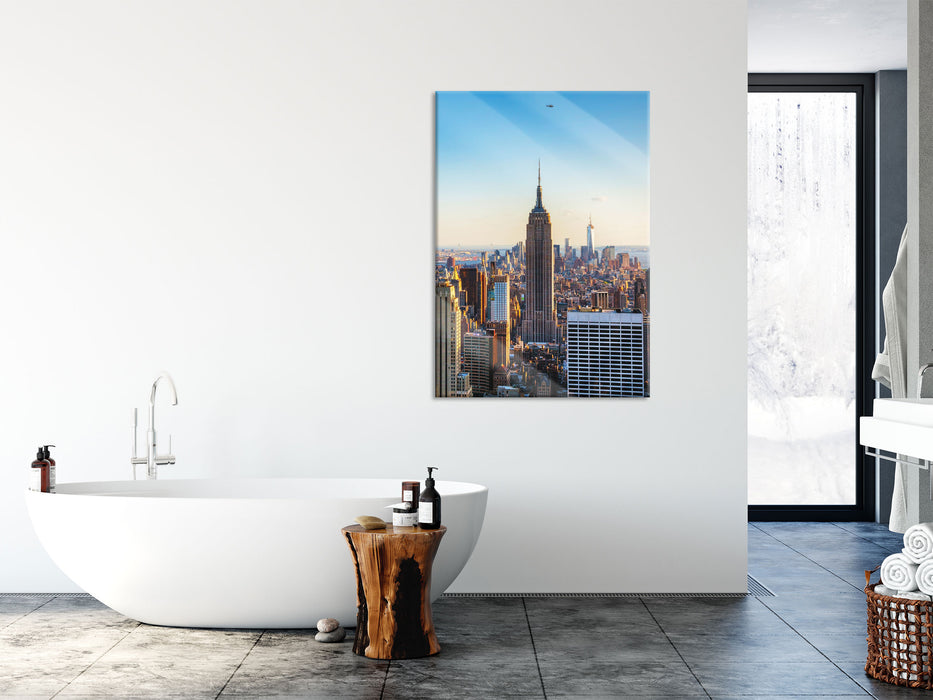 Empire State Building in New York, Glasbild