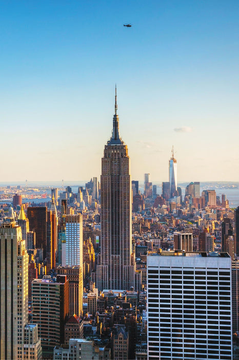 Empire State Building in New York, Glasbild