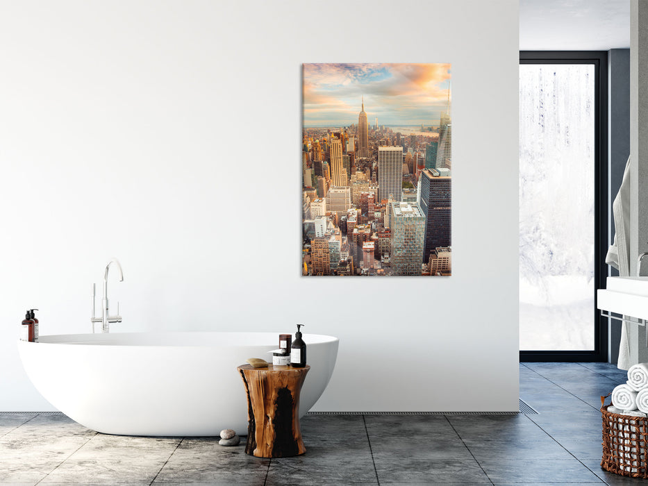 Skyline von New York, Glasbild