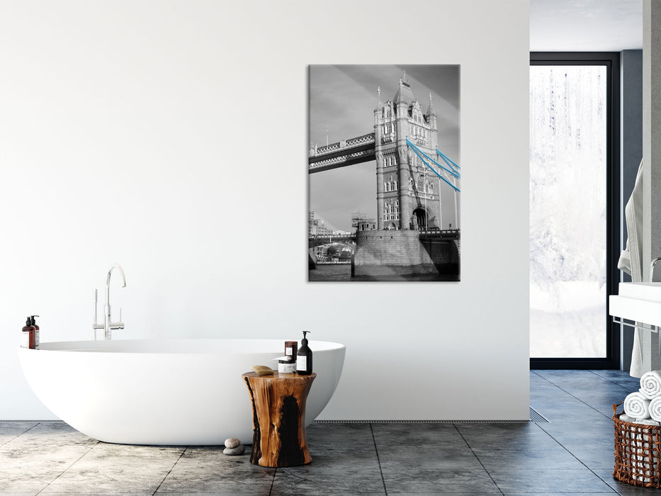 Tower Bridge in London, Glasbild