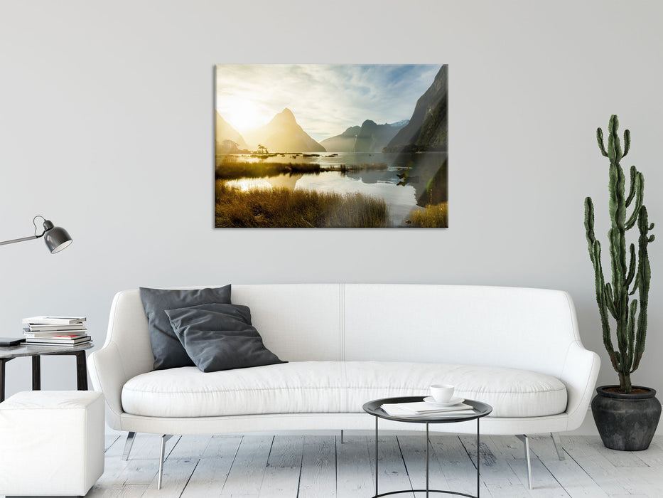 Milford Sound Neuseeland, Glasbild