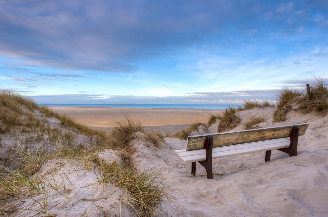 Blick auf das Meer, Glasbild