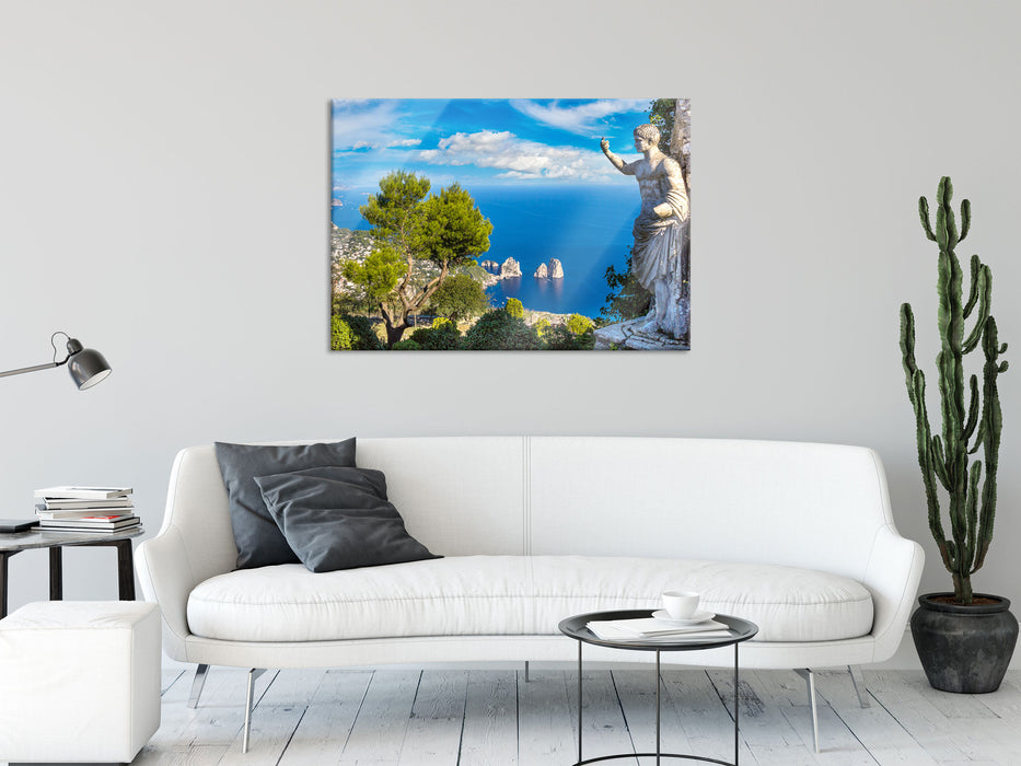 Insel Capri in Italien, Glasbild