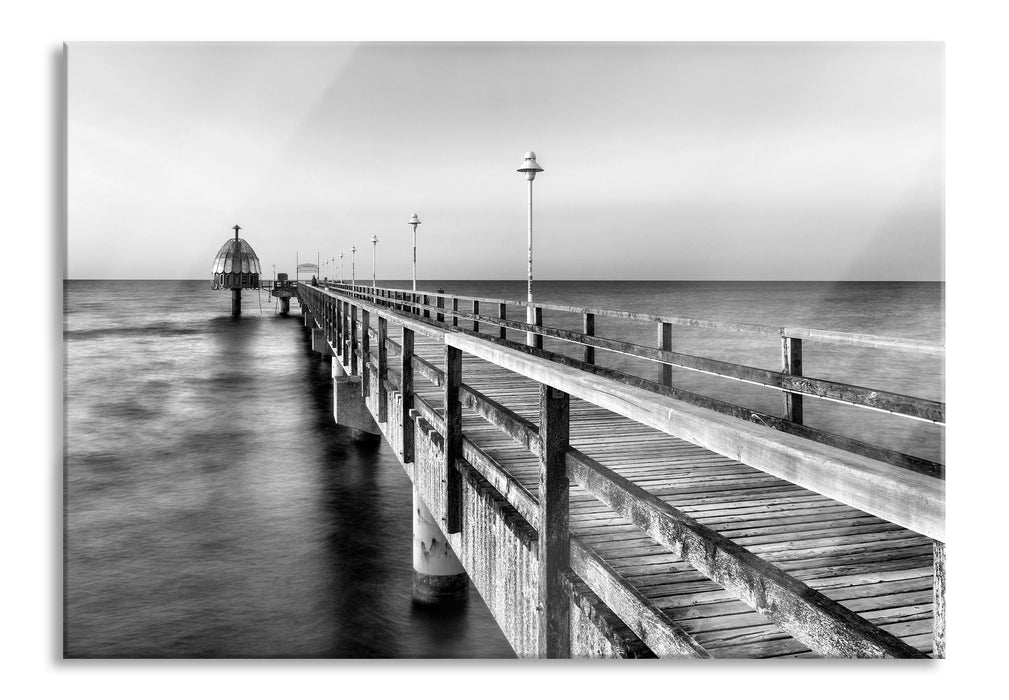 Meer Sonne Strand, Glasbild