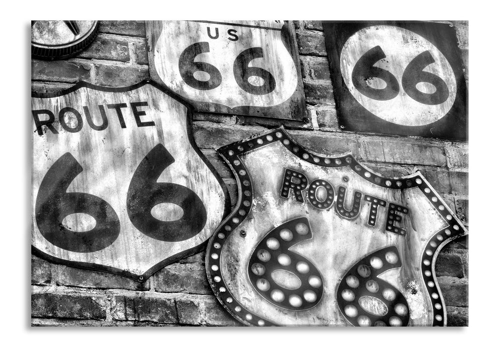 Pixxprint Route 66, Glasbild