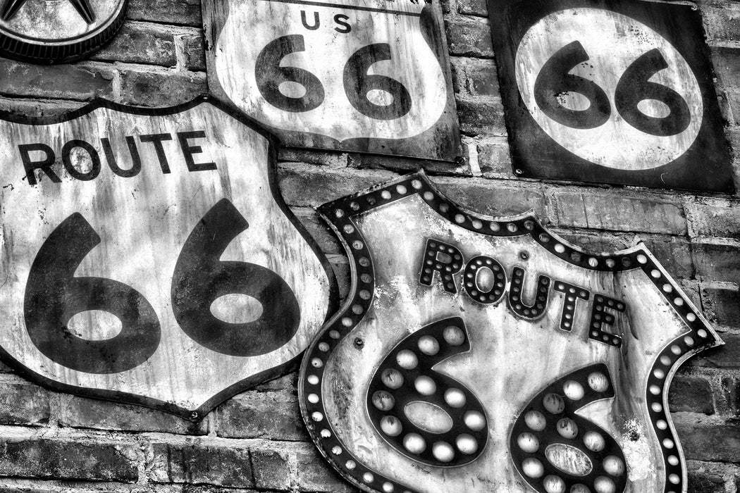 Route 66, Glasbild