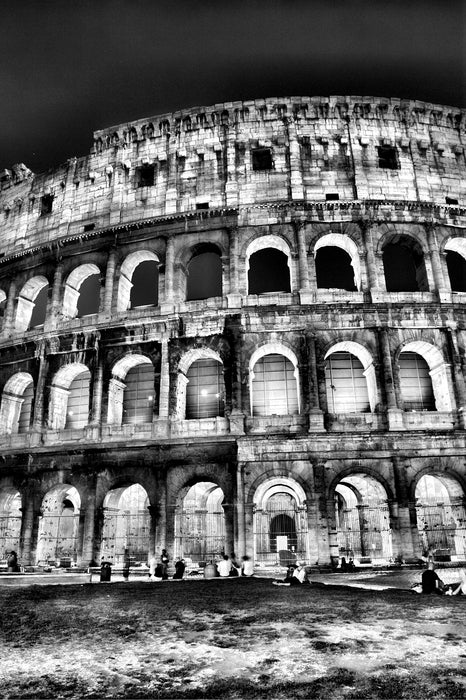Colosseum in Rom Italien Italy, Glasbild