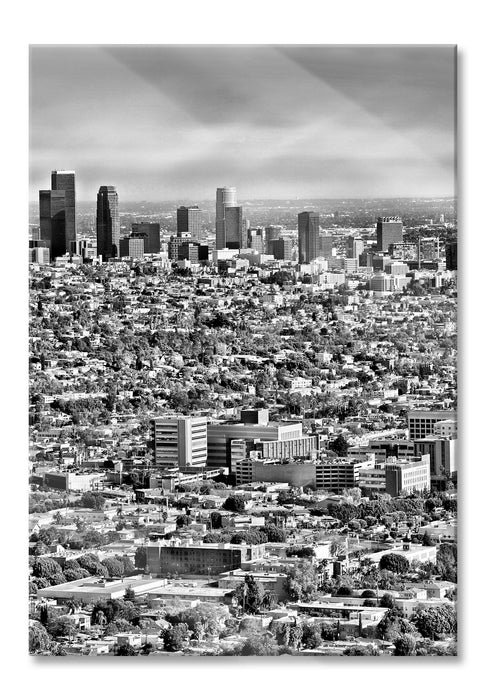 Pixxprint Los Angeles City Skyline, Glasbild