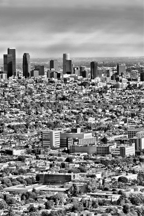 Los Angeles City Skyline, Glasbild