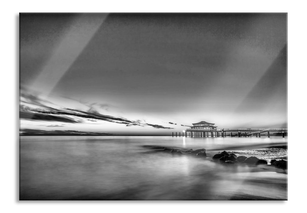 Pixxprint Timmendorfer Strand, Glasbild