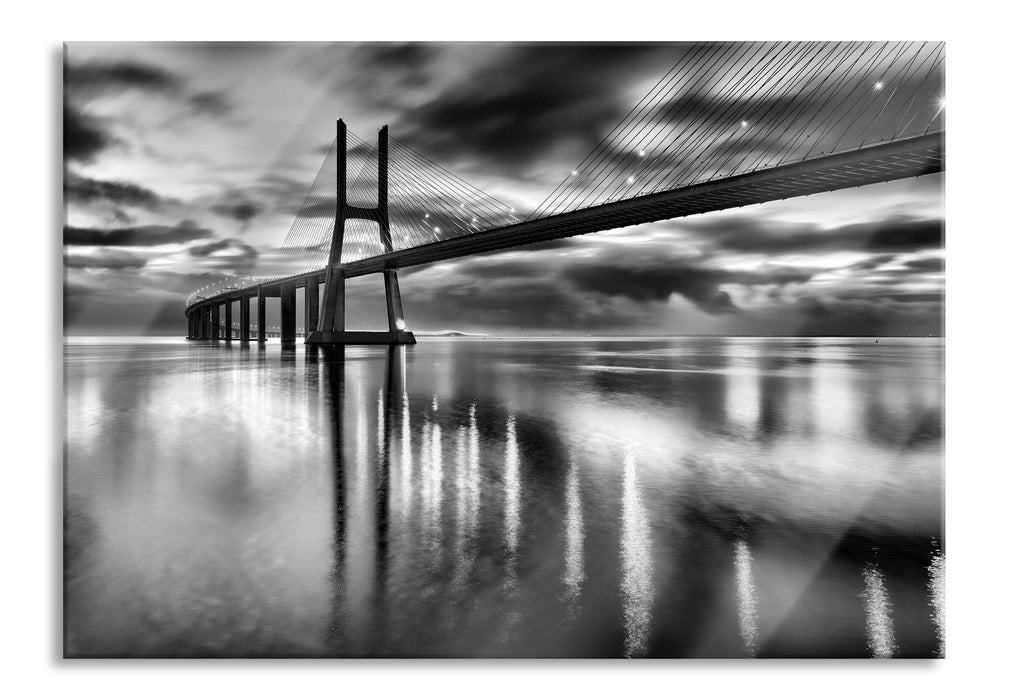 Brücke Lissabon, Glasbild