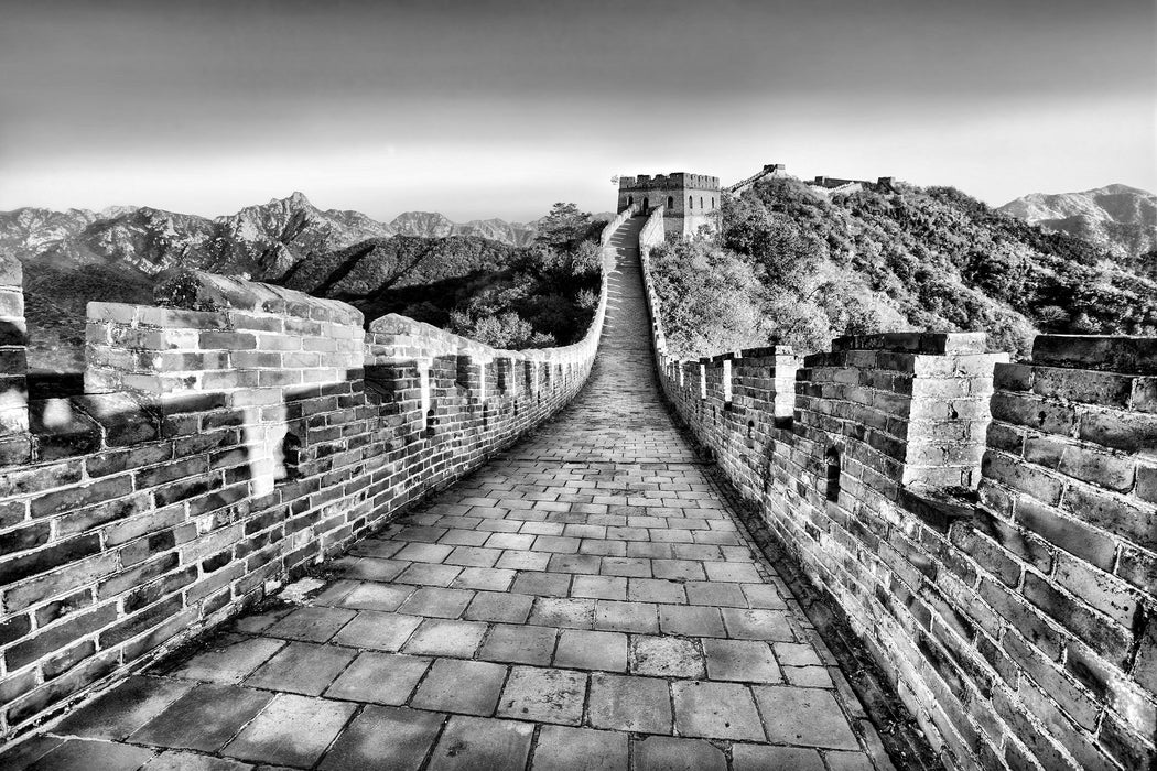 chinesische Mauer, Glasbild