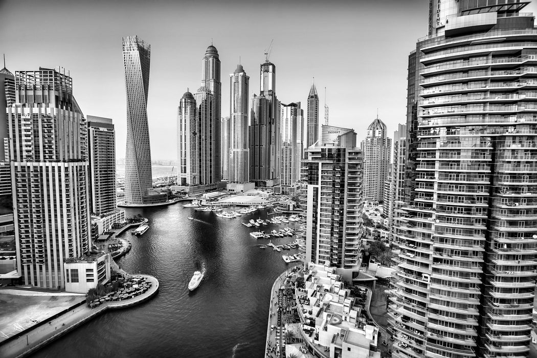 Dubai Metropole, Glasbild