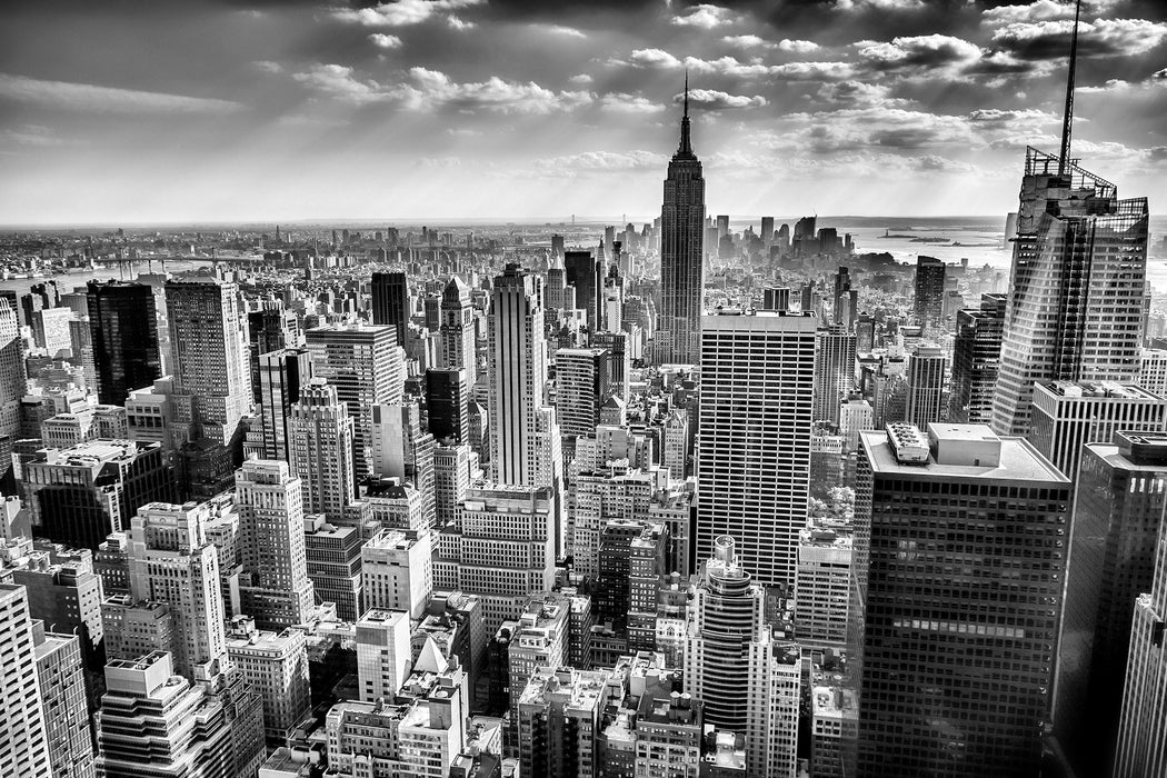 New York bei Tag, Glasbild