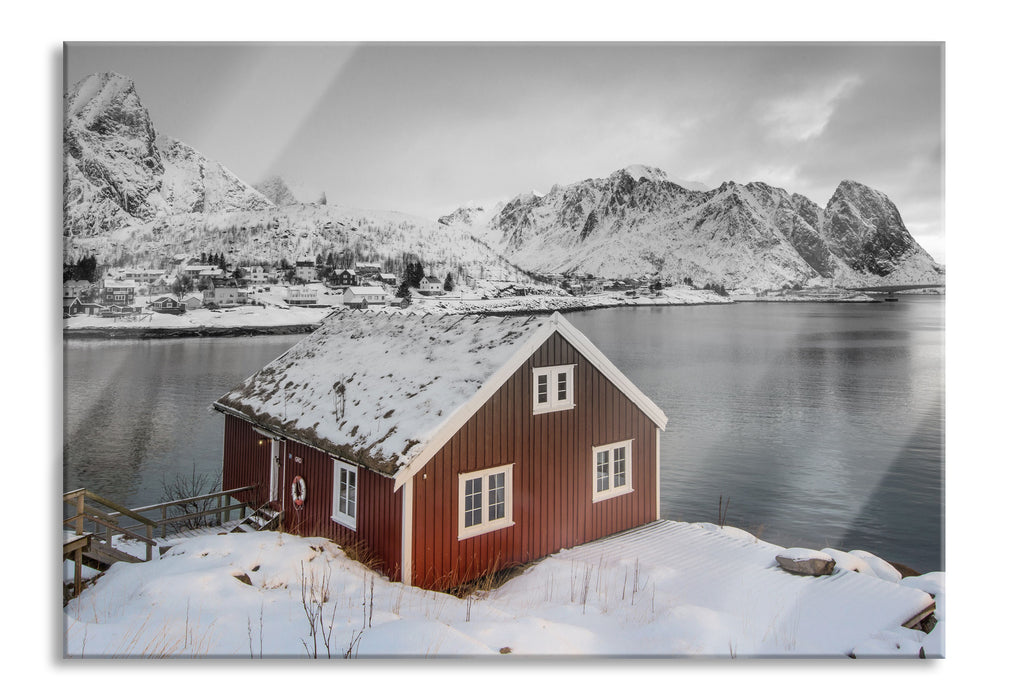 Pixxprint Fischerhaus, Glasbild