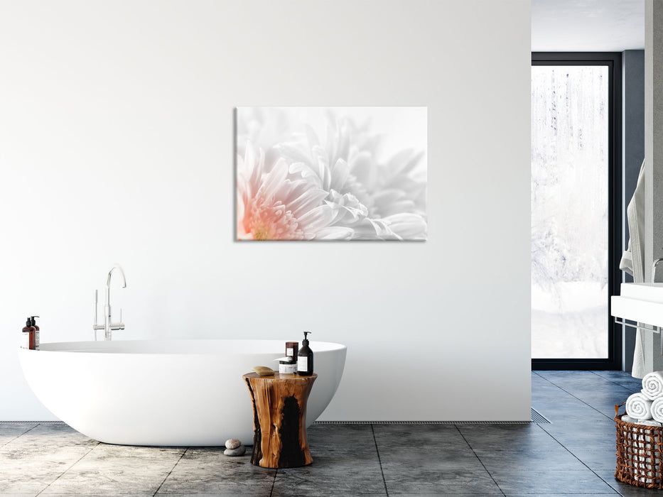 Gerbera-Blume, Glasbild