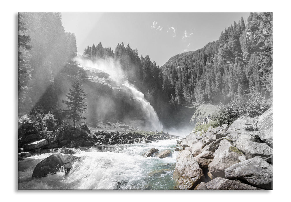 Wasserfälle Nationalpark, Glasbild