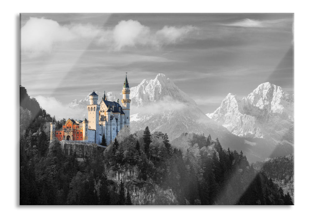 Schloss Neuschwanstein, Glasbild