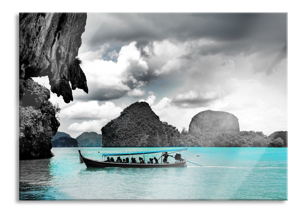 Pixxprint Thailand Phuket Playa Paradisiaca, Glasbild